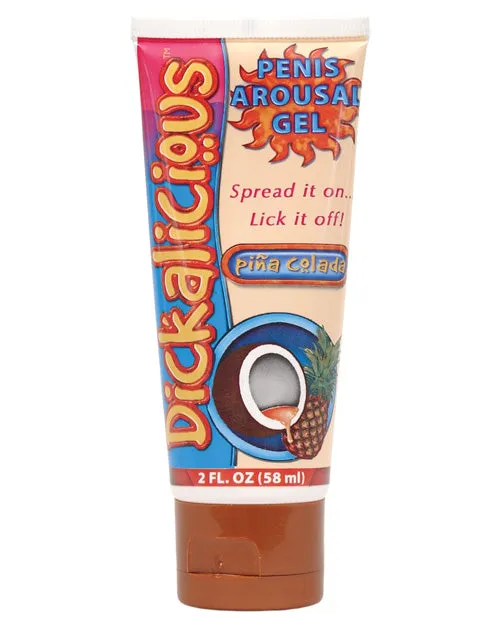 Enhancers Hott Products Dickalicious Penis Arousal Gel 2oz Pina Colada