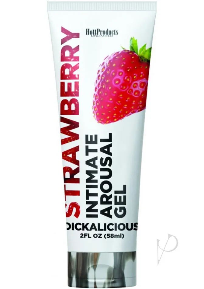 Enhancers Hott Products Dickalicious Penis Arousal Gel 2oz Strawberry
