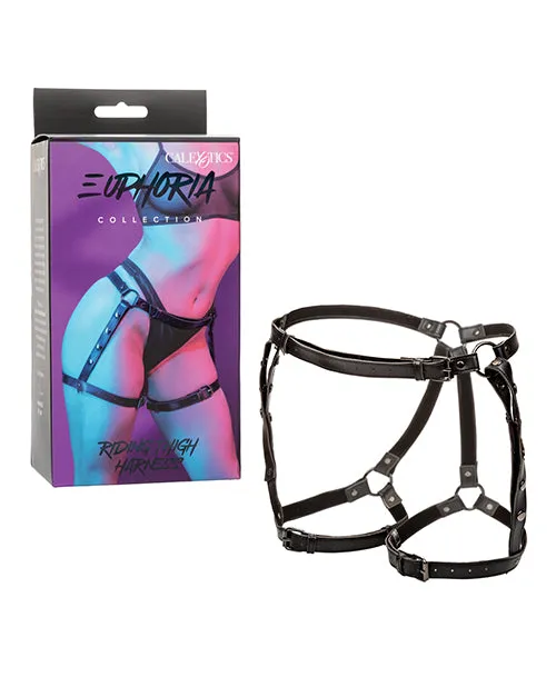 Euphoria Anal Euphoria Collection Riding Thigh Harness Black