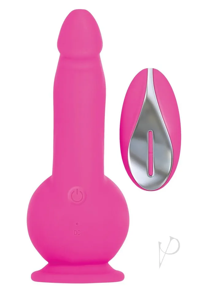 Evolved Female Sex Toys Ballistic Silicone Rechargeable Vibrator with Remote Control Pink