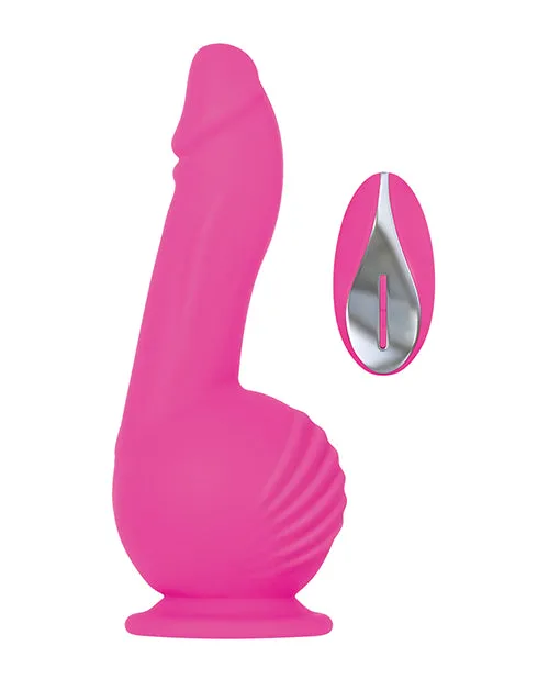Evolved Female Sex Toys Ballistic Silicone Rechargeable Vibrator with Remote Control Pink