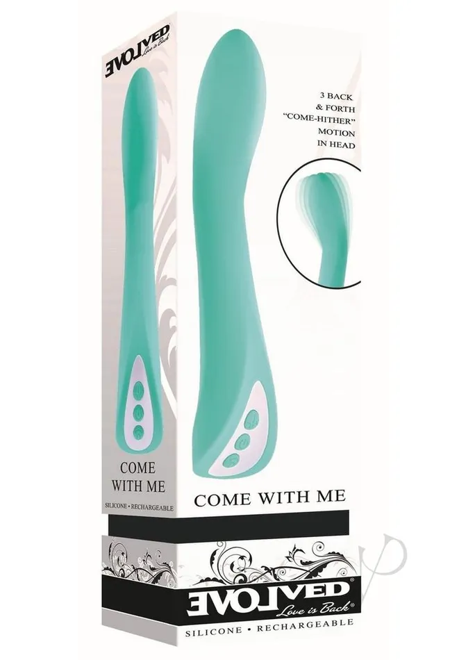 Evolved Female Sex Toys Come With Me Rechargeable Silicone Vibrator Green Evolved Female Sex Toys Come With Me Rechargeable Silicone Vibrator Green