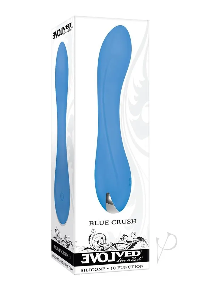 Evolved Vibrators Blue Crush Rechargeable Silicone Vibrator