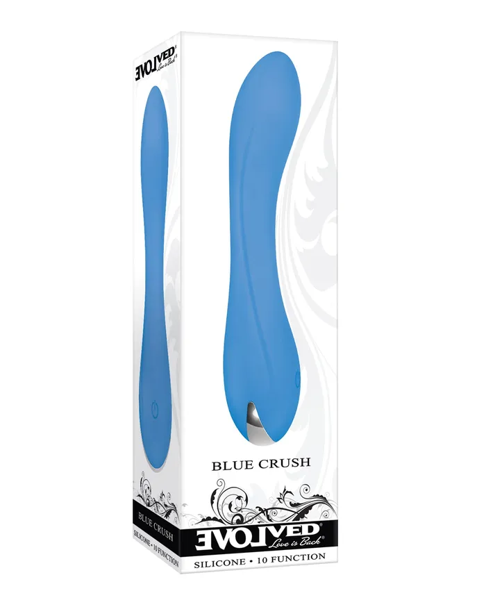 Evolved Vibrators Blue Crush Rechargeable Silicone Vibrator