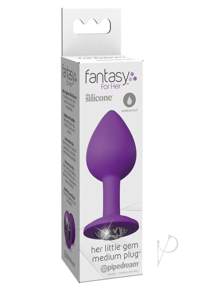 Fantasy For Her Anal Fantasy For Her Her Little Gem Medium Plug Anal Play Silicone Waterproof Purple Fantasy For Her Anal Fantasy For Her Her Little Gem Medium Plug Anal Play Silicone Waterproof Purple