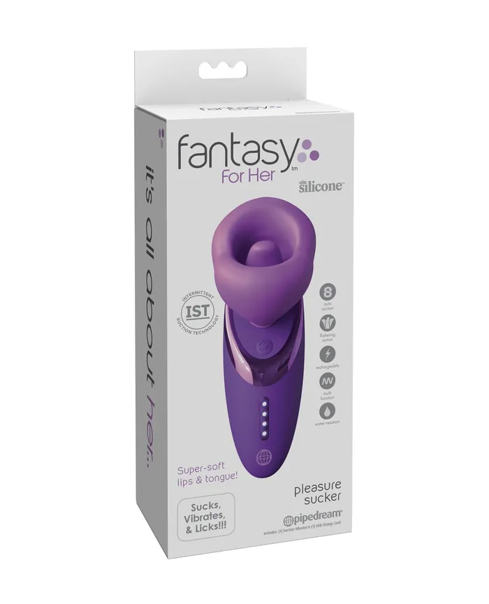 Fantasy For Her Female Sex Toys Fantasy for Her Pleasure Sucker Rechargeable Silicone Clitoral Stimulator Purple Fantasy For Her Female Sex Toys Fantasy for Her Pleasure Sucker Rechargeable Silicone Clitoral Stimulator Purple