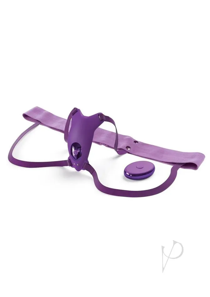 Fantasy For Her Female Sex Toys Fantasy For Her Ultimate Butterfly Silicone StrapOn with Remote Control Purple