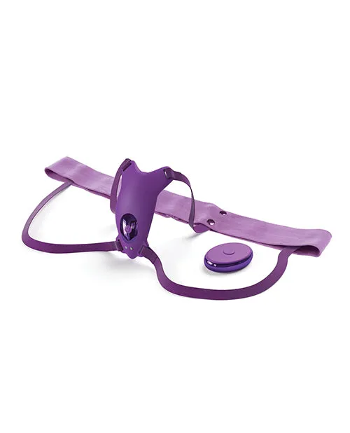 Fantasy For Her Female Sex Toys Fantasy For Her Ultimate Butterfly Silicone StrapOn with Remote Control Purple