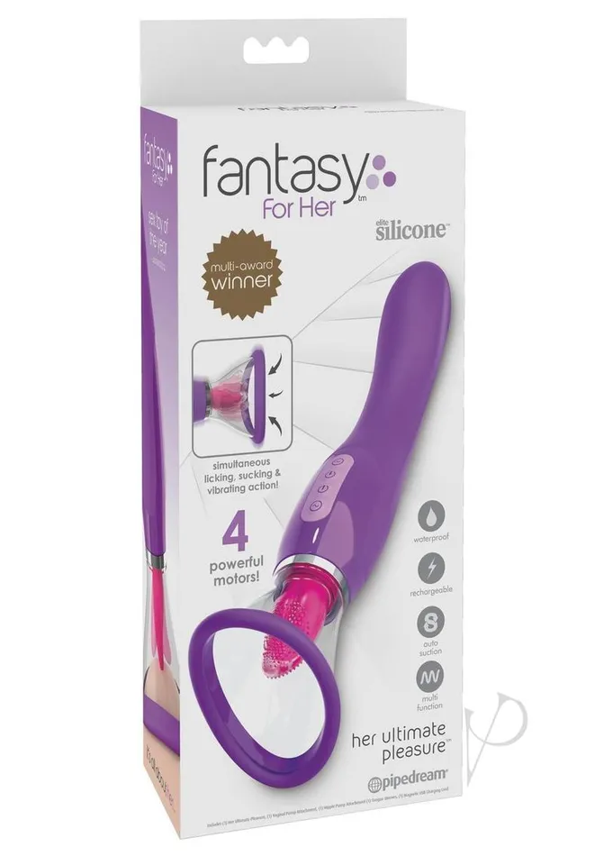 Fantasy For Her Vibrators Fantasy For Her Her Ultimate Pleasure Silicone Vibrating MultiSpeed Rechargeable Clit Stimulator Purple Fantasy For Her Vibrators Fantasy For Her Her Ultimate Pleasure Silicone Vibrating MultiSpeed Rechargeable Clit Stimulator Purple
