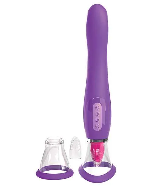 Fantasy For Her Vibrators Fantasy For Her Her Ultimate Pleasure Silicone Vibrating MultiSpeed Rechargeable Clit Stimulator Purple
