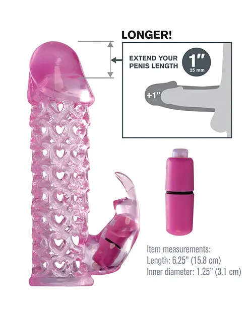 Fantasy X Tensions Male Sex Toys Fantasy XTensions Vibrating Couples Cock Cage Waterproof 625in Pink