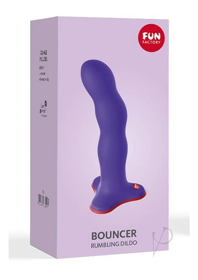 Female Sex Toys Bouncer Silicone Rumbling Dildo with Weighted Balls Purple Fun Factory Female Sex Toys Bouncer Silicone Rumbling Dildo with Weighted Balls Purple Fun Factory
