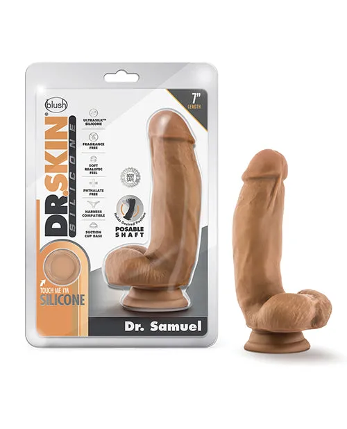Female Sex Toys Dr Skin Dr Skin Platinum Collection Silicone Dr Samuel Dildo with Balls and Suction Cup 7in Caramel Female Sex Toys Dr Skin Dr Skin Platinum Collection Silicone Dr Samuel Dildo with Balls and Suction Cup 7in Caramel