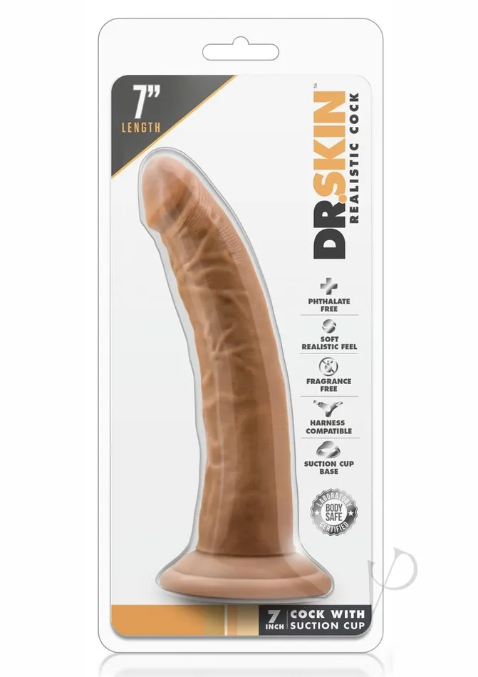 Female Sex Toys Dr Skin Silver Collection Dildo with Suction Cup 7in Caramel Dr Skin Female Sex Toys Dr Skin Silver Collection Dildo with Suction Cup 7in Caramel Dr Skin