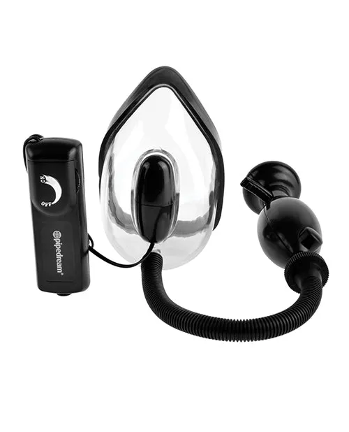 Female Sex Toys Fetish Fantasy Extreme Fetish Fantasy Extreme Vibrating Pussy Pump with Wired Remote Control Clear and Black Female Sex Toys Fetish Fantasy Extreme Fetish Fantasy Extreme Vibrating Pussy Pump with Wired Remote Control Clear and Black