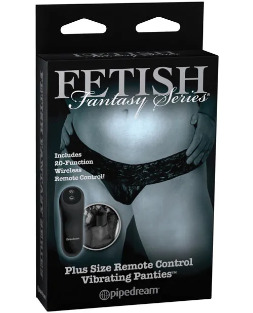 Female Sex Toys Fetish Fantasy Series Limited Edition Fetish Fantasy Series Limited Edition Panty Vibe with Remote Control Plus Size Black
