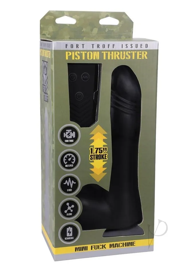 Female Sex Toys Fort Troff Fort Troffs Piston Thruster Rechargeable Silicone Mini Machine Dildo Black Female Sex Toys Fort Troff Fort Troffs Piston Thruster Rechargeable Silicone Mini Machine Dildo Black