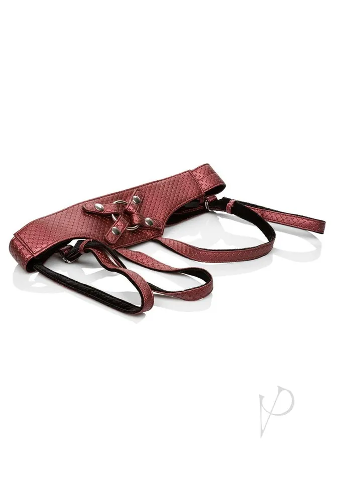 Female Sex Toys Her Royal Harness The Regal Empress Adjustable Harness Red Her Royal Harness