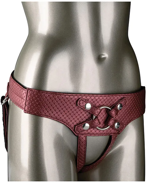 Female Sex Toys Her Royal Harness The Regal Empress Adjustable Harness Red Her Royal Harness