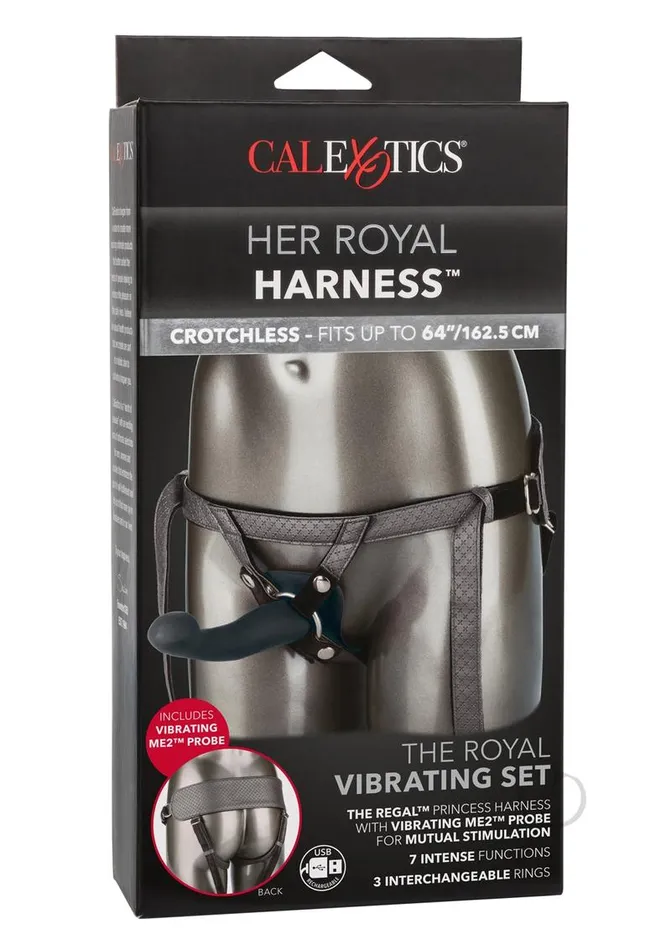 Female Sex Toys Her Royal Harness The Royal Vibrating StrapOn Set with Silicone Rechargeable Dildo Black Her Royal Harness Female Sex Toys Her Royal Harness The Royal Vibrating StrapOn Set with Silicone Rechargeable Dildo Black Her Royal Harness