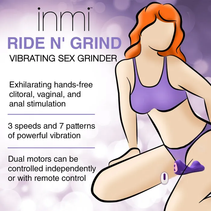 Female Sex Toys INMI Ride n Grind 10 X Vibrating Silicone Sex Grinder
