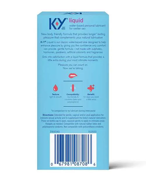 Female Sex Toys K Y KY Natural Feeling Liquid 24 oz Female Sex Toys K Y KY Natural Feeling Liquid 24 oz