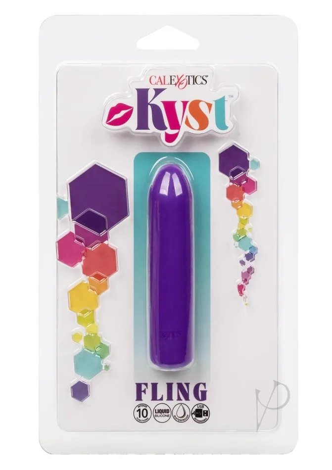 Female Sex Toys Kyst Fling Rechargeable Silicone Bullet Vibrator Purple Kyst Female Sex Toys Kyst Fling Rechargeable Silicone Bullet Vibrator Purple Kyst