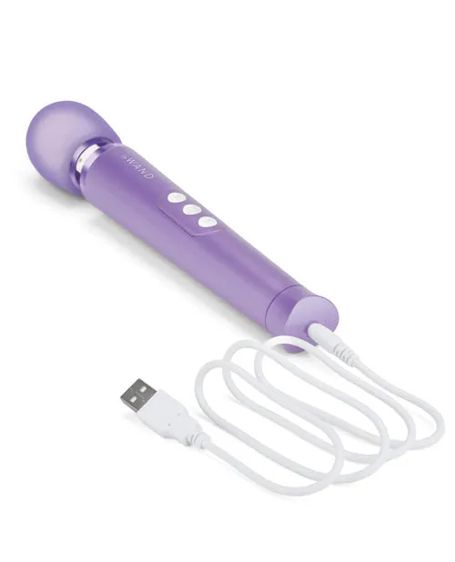 Female Sex Toys Le Wand Le Wand Petite Rechargeable Silicone Vibrating Massager Violet