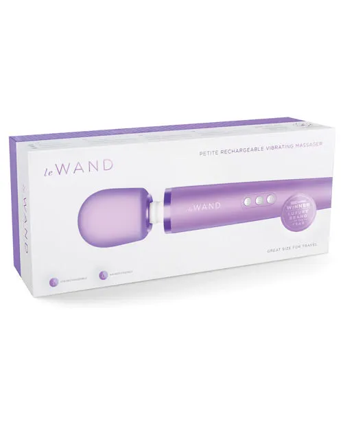 Female Sex Toys Le Wand Le Wand Petite Rechargeable Silicone Vibrating Massager Violet