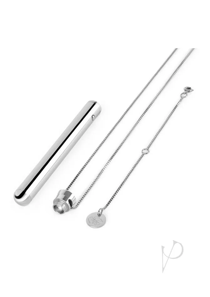 Female Sex Toys LE WAND Le Wand Vibrating Necklace Rechargeable Silicone Discreet Vibrator Silver Female Sex Toys LE WAND Le Wand Vibrating Necklace Rechargeable Silicone Discreet Vibrator Silver