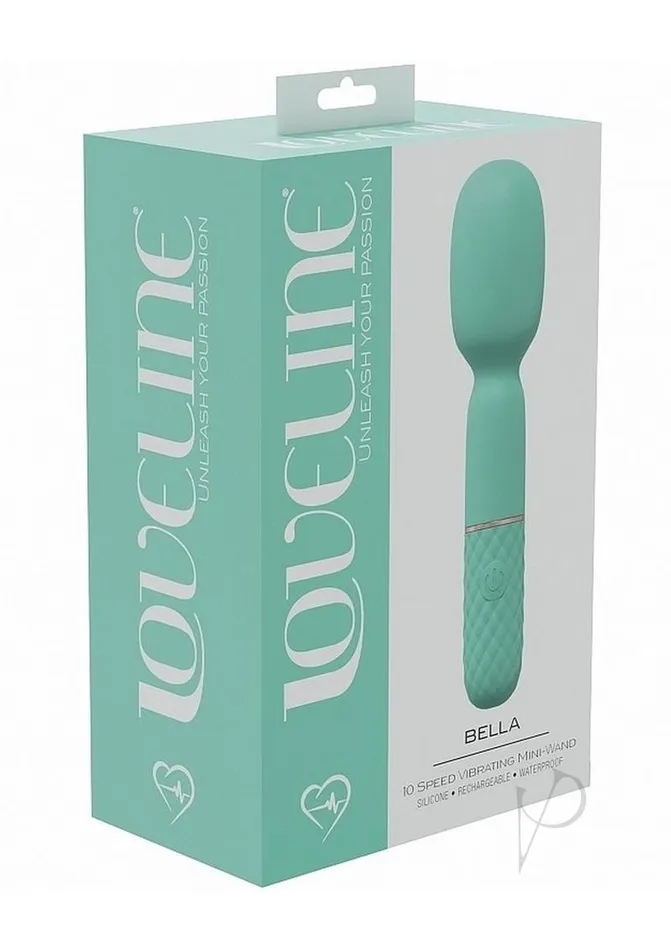 Female Sex Toys Loveline LoveLine Bella Rechargeable Silicone Mini Wand Green Female Sex Toys Loveline LoveLine Bella Rechargeable Silicone Mini Wand Green
