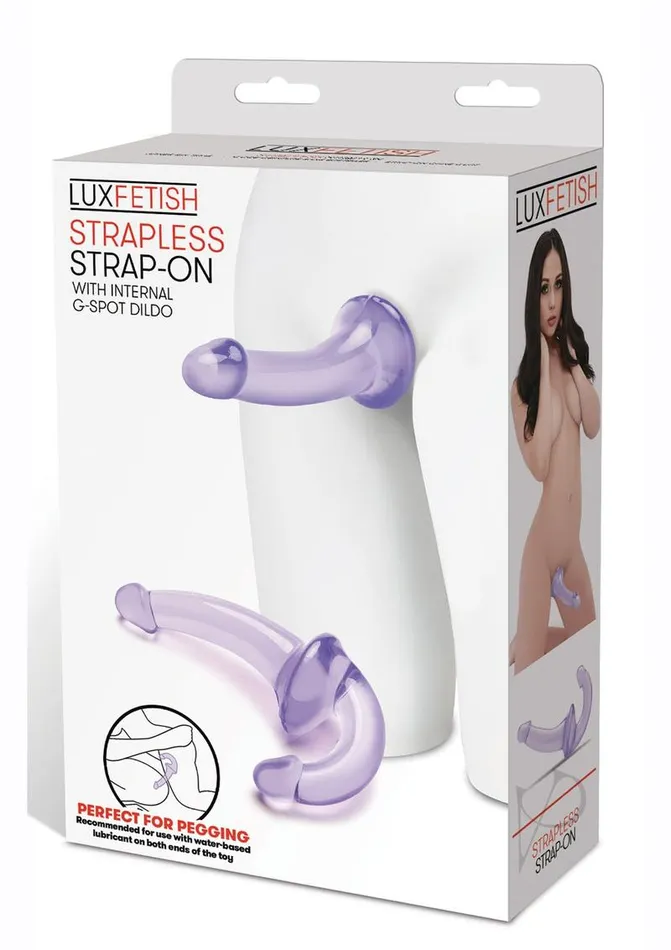 Female Sex Toys Lux Fetish Lux Fetish Strapless Strapon Purple
