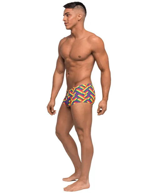 Female Sex Toys Male Power Pride Fest Contoured Pouch Mini Short Rainbow SM Female Sex Toys Male Power Pride Fest Contoured Pouch Mini Short Rainbow SM
