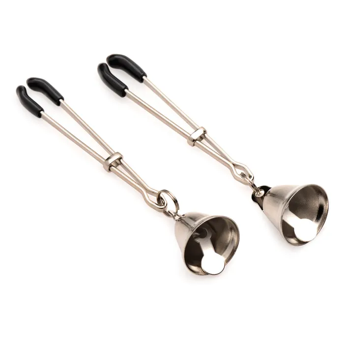 Female Sex Toys Master Series Chimera Adjustable Bell Nipple Clamps