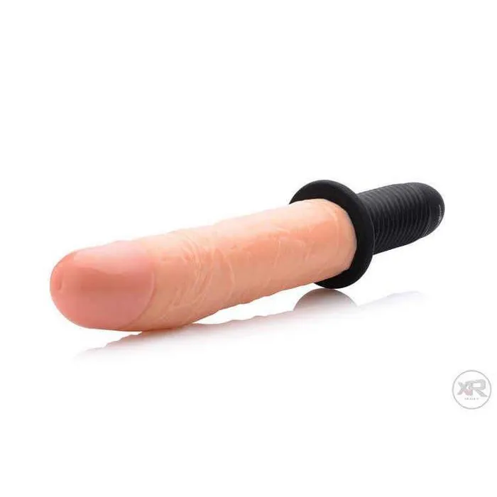 Female Sex Toys Master Series Onslaught 13 Mode XL Vibrating Dildo Thruster