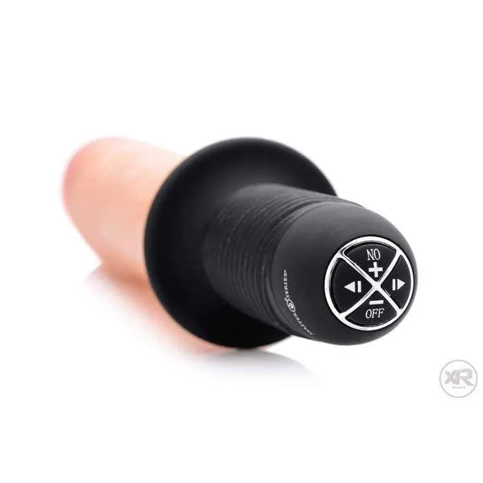 Female Sex Toys Master Series Onslaught 13 Mode XL Vibrating Dildo Thruster