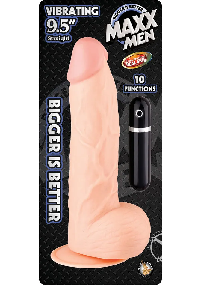 Female Sex Toys Maxx Men Maxx Men Straight Vibrating Dildo with Remote Control 95in Vanilla Female Sex Toys Maxx Men Maxx Men Straight Vibrating Dildo with Remote Control 95in Vanilla