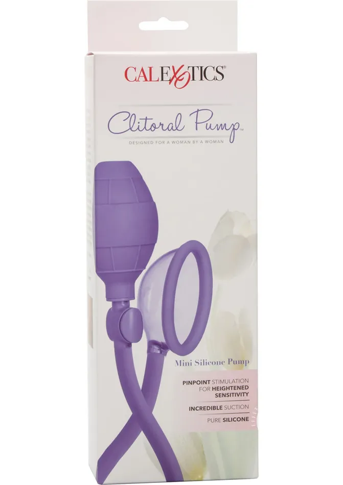 Female Sex Toys Mini Silicone Clitoral Pump Purple Intimate Pumps