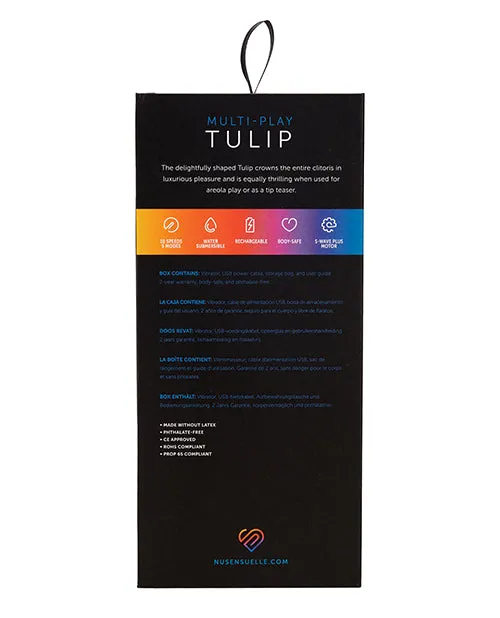 Female Sex Toys Nu Sensuelle Nu Sensuelle Tulip Rechargeable Silicone Clitoral Stimulator Magenta