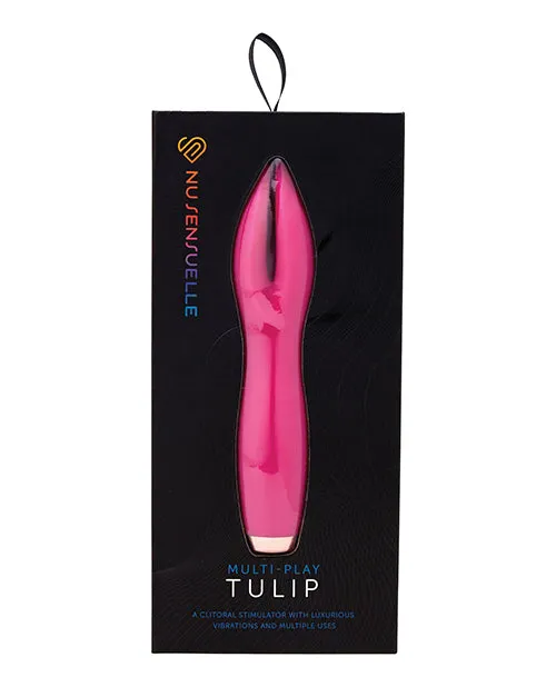 Female Sex Toys Nu Sensuelle Nu Sensuelle Tulip Rechargeable Silicone Clitoral Stimulator Magenta