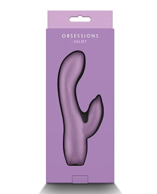 Female Sex Toys Obsessions Juliet Rechargeable Silicone Rabbit Vibrator Lavender Obsessions Female Sex Toys Obsessions Juliet Rechargeable Silicone Rabbit Vibrator Lavender Obsessions