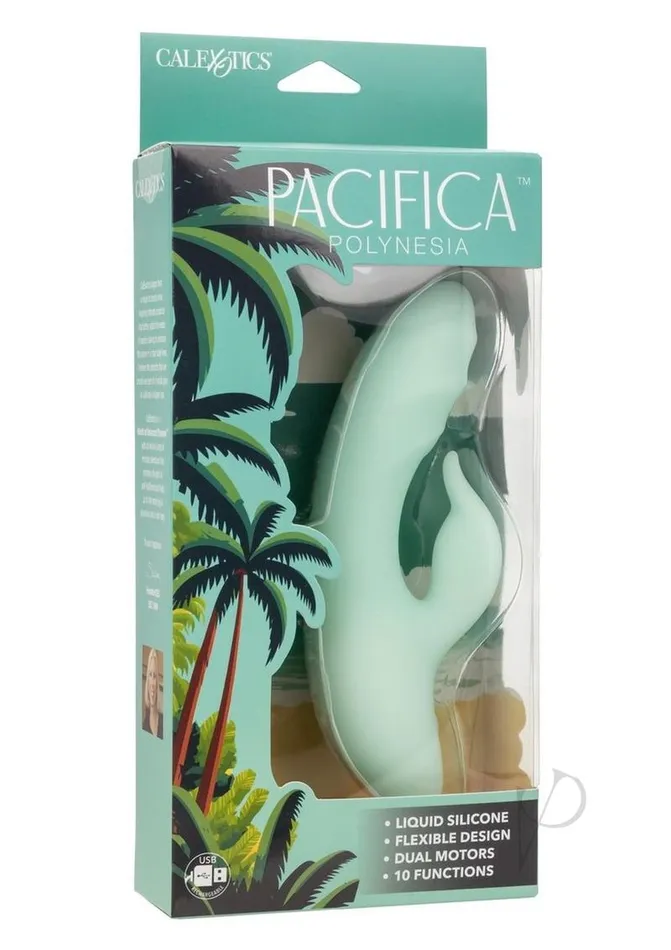 Female Sex Toys Pacifica Pacifica Polynesia Rechargeable Silicone Dual Vibrator Teal Female Sex Toys Pacifica Pacifica Polynesia Rechargeable Silicone Dual Vibrator Teal
