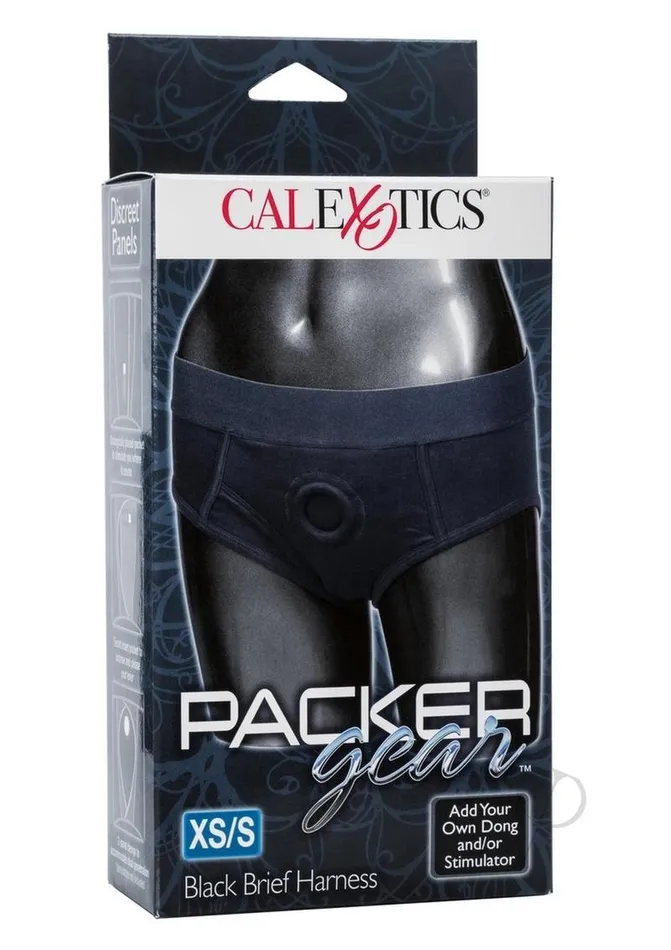 Female Sex Toys Packer Gear Packer Gear Brief Harness XSS Black