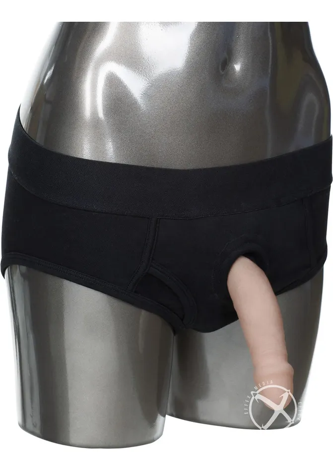 Female Sex Toys Packer Gear Packer Gear Brief Harness XSS Black
