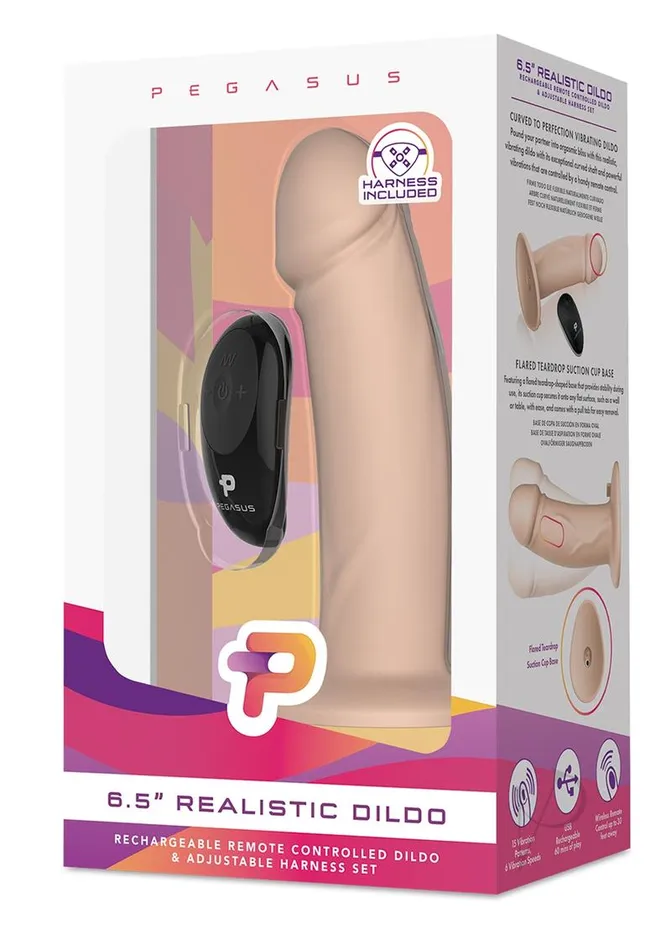 Female Sex Toys Pegasus Realistic Silicone Rechargeable Dildo and Adjustable Harness Set with Remote Control 65in Vanilla Pegasus Female Sex Toys Pegasus Realistic Silicone Rechargeable Dildo and Adjustable Harness Set with Remote Control 65in Vanilla Pegasus