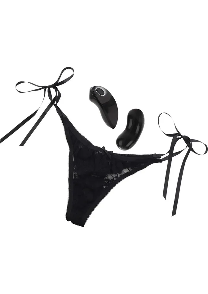 Female Sex Toys Pleasure Panties Little Black Thong Panty Vibe Massager with Remote Control Black Female Sex Toys Pleasure Panties Little Black Thong Panty Vibe Massager with Remote Control Black