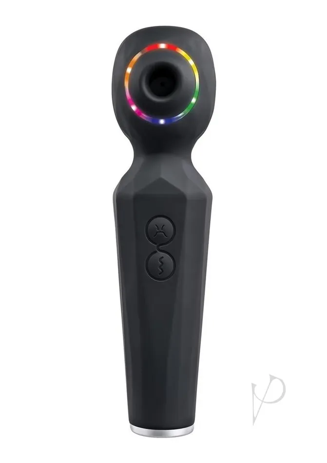 Female Sex Toys Rainbow Sucker Rechargeable Silicone Wand Vibrator Evolved