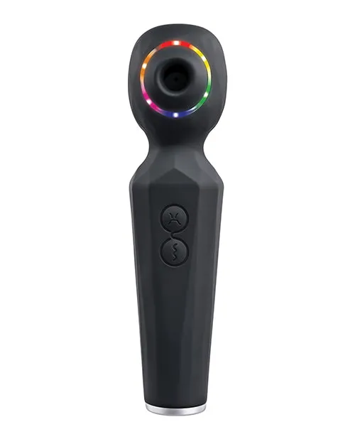 Female Sex Toys Rainbow Sucker Rechargeable Silicone Wand Vibrator Evolved