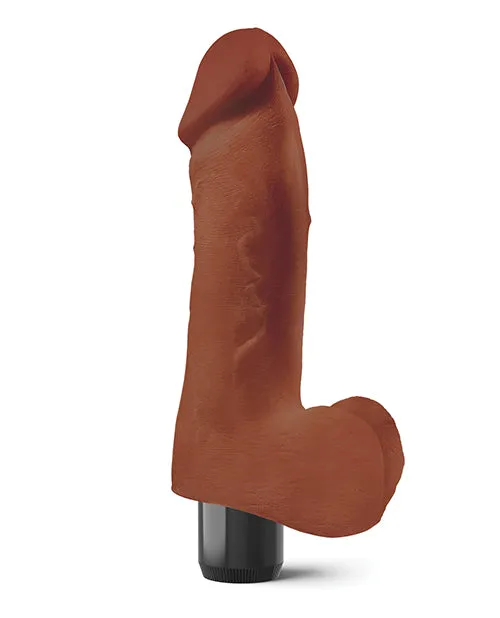 Female Sex Toys Real Feel Real Feel Lifelike Toyz No 2 Realistic Vibrating Dildo with Balls 8in Chocolate