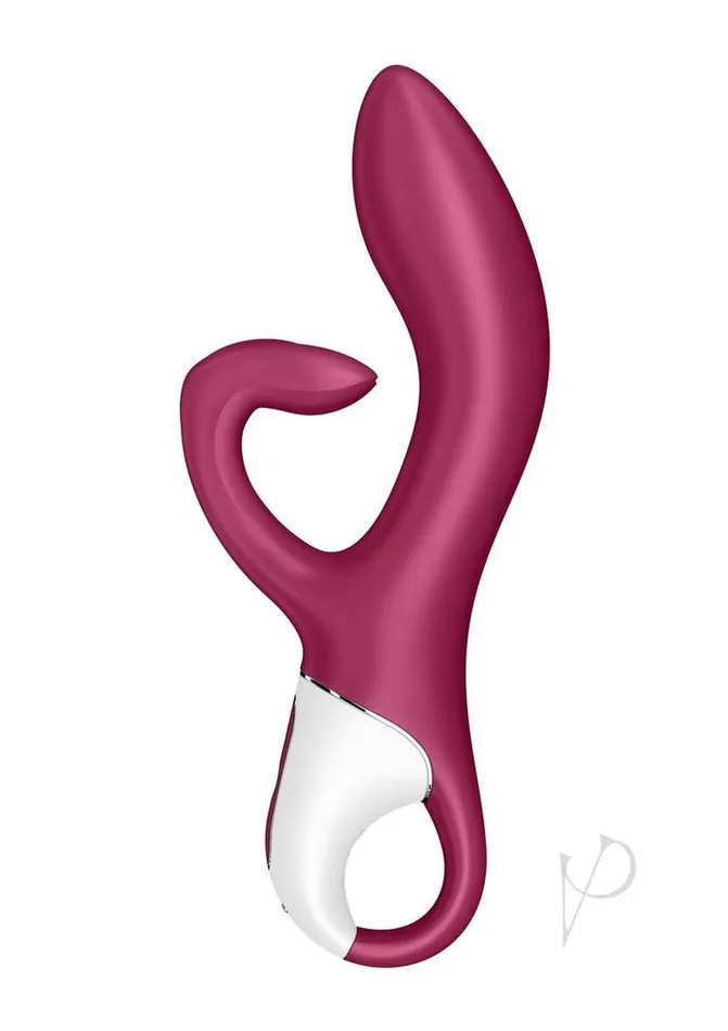 Female Sex Toys Satisfyer Embrace Me Silicone Rechargeable Vibrator with Clitoral Stimulation Berry Satisfyer Female Sex Toys Satisfyer Embrace Me Silicone Rechargeable Vibrator with Clitoral Stimulation Berry Satisfyer